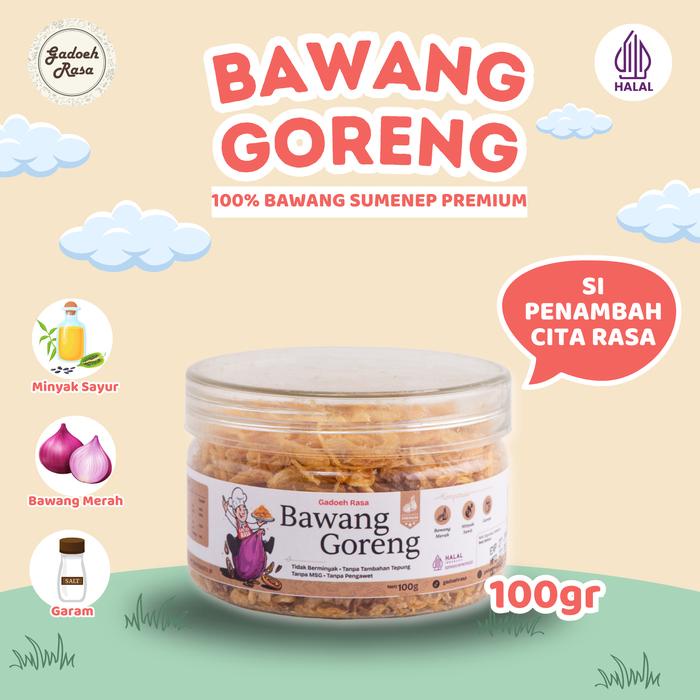 

Bawang Goreng Sumenep Premium Gadoeh Rasa Non Msg