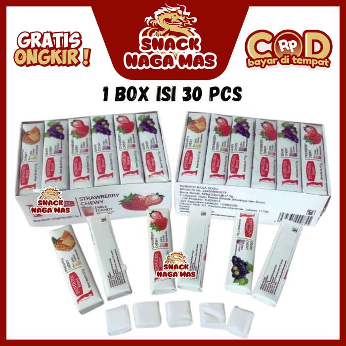 

FRUITY CHEWY TOFFEE PERMEN PINGUIN [1 BOX ISI 30 PCS]