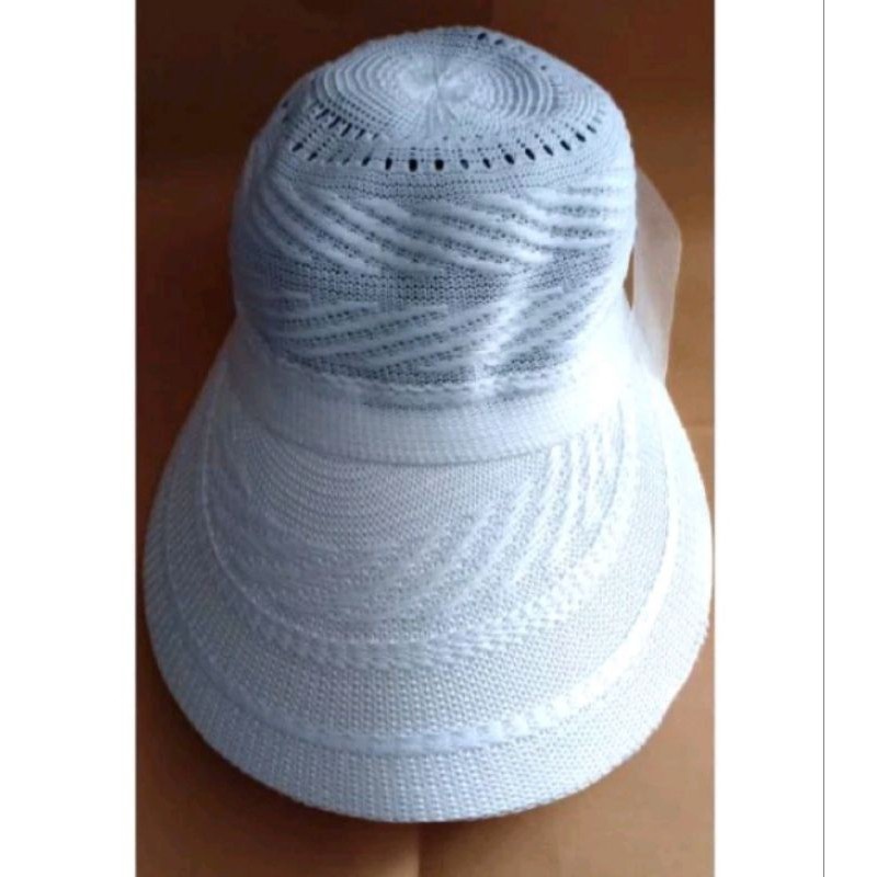 Topi Haji & Umrah Topi Rajut -topi daun lebar wanita