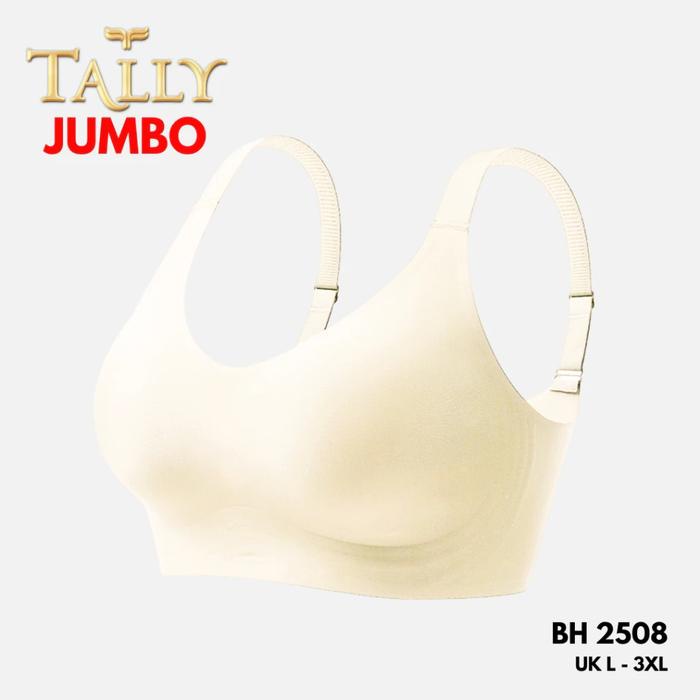 SALE TERBARU BRA / BH SEAMLESS CUP C/D T4LLY SIZE L-3XL (38-44) TANPA KAWAT BUSA TIPIS BRA SEAMLESS
