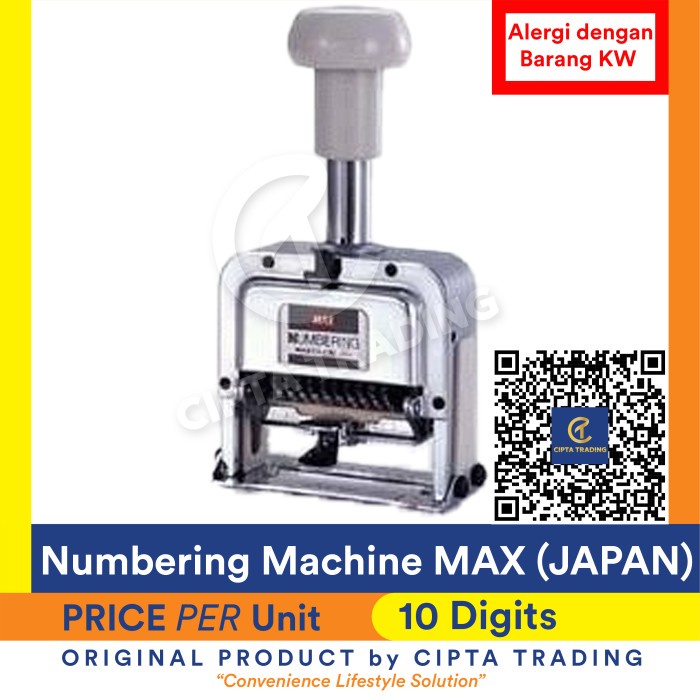 

HOT SALE! Numbering Machine - MAX -10 Digits