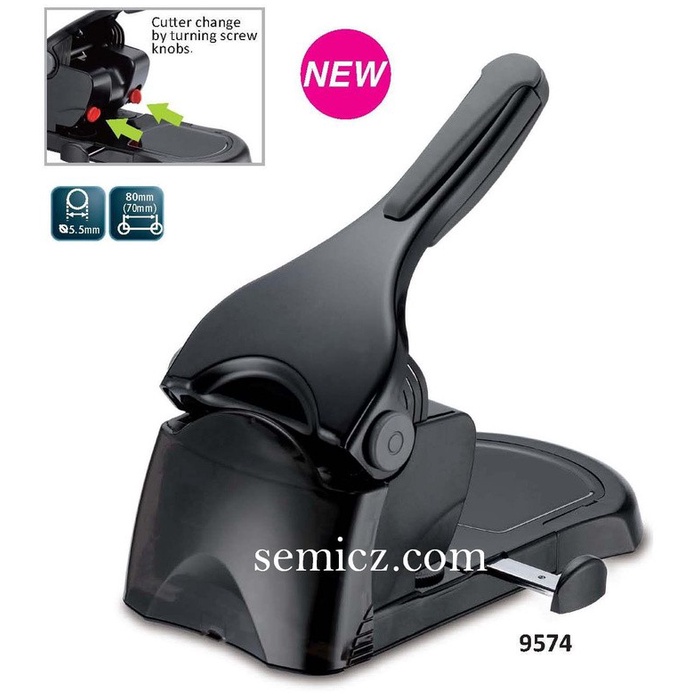 

TERLARIS! Pembolong KW-trio 9574 effortless Lever-tech Heavy Duty 2 Hole Punch