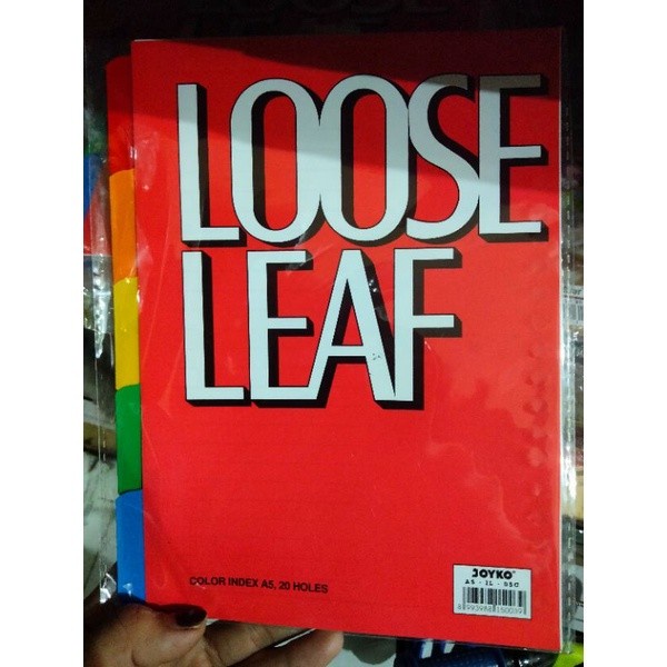

Pembatas binder kertas A5 loose leaf index a5