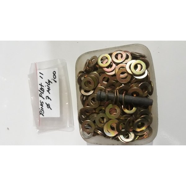 ring plat 7mm untuk baud kunci 11 cocok buat crank case mesin vespa vbb super sprint bajaj pts