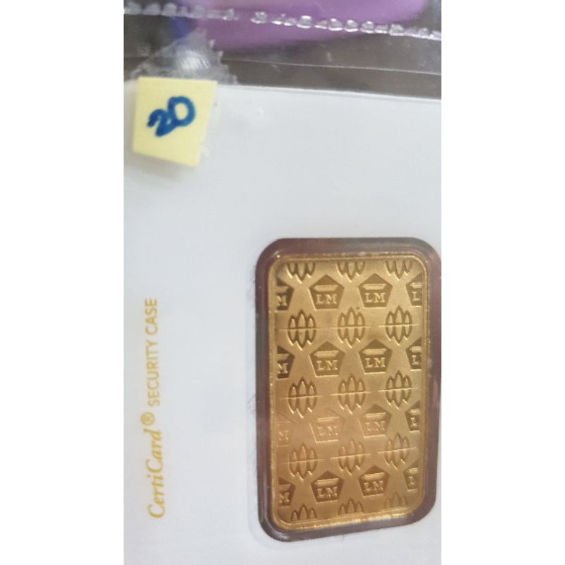 LM ANTAM 10 GRAM CERTIEYE/LOGAM MULIA 10GR/ EMAS BATANGAN 10GRAM