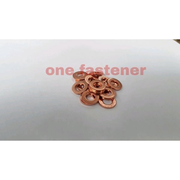 ring tembaga M8 SUPER TEBAL 8x16 Tembaga Murni