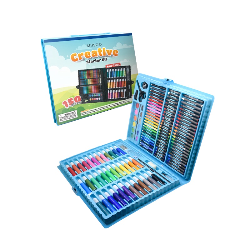 

Unik [Cece Fancy Items Exclusive] Miisoo Set Crayon 150 Pcs Set Pensil Warna Pastel Pensil Minyak