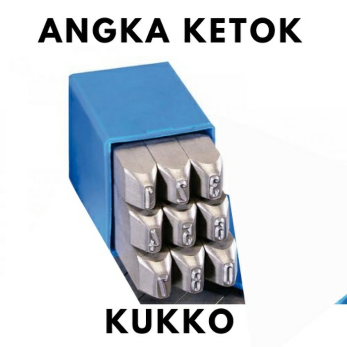 

Angkat Ketok 5mm (Stamping Number 5mm) Tipe Standard Brand Kukko Kode 747