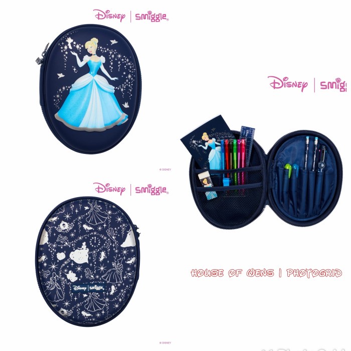 

SMIGGLE DISNEY PRINCESS CINDERELLA STATIONERY GIFT PACK ORIGINAL Kode 713