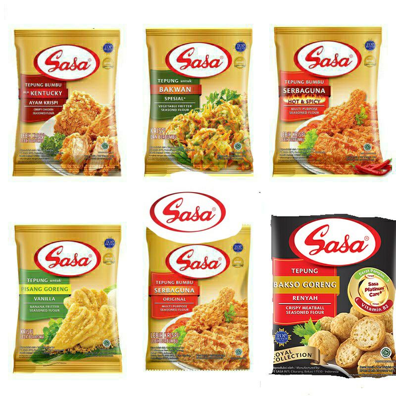 

HJE Sasa Tepung Serbaguna/Bakwan/Pisang/Ayam Krispi/Hot Spicy