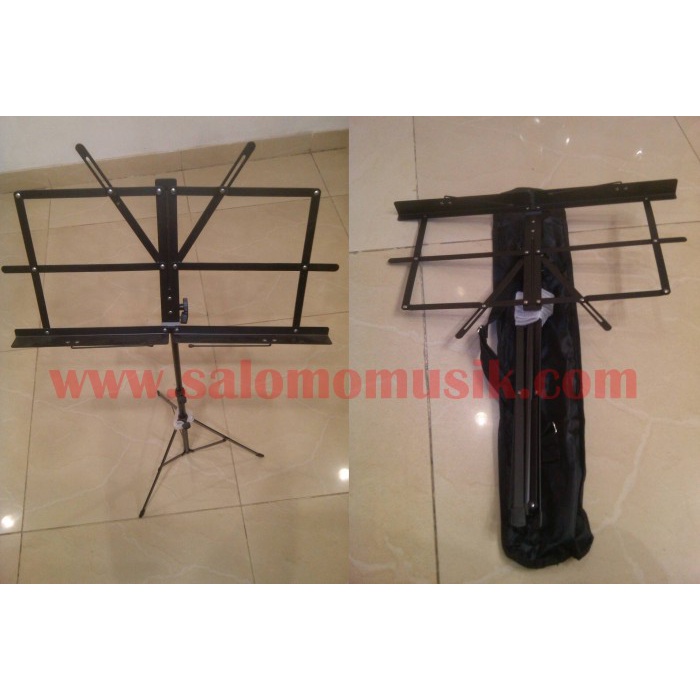 stand partitur patitur buku alquran alkitab multifungsi + bag
