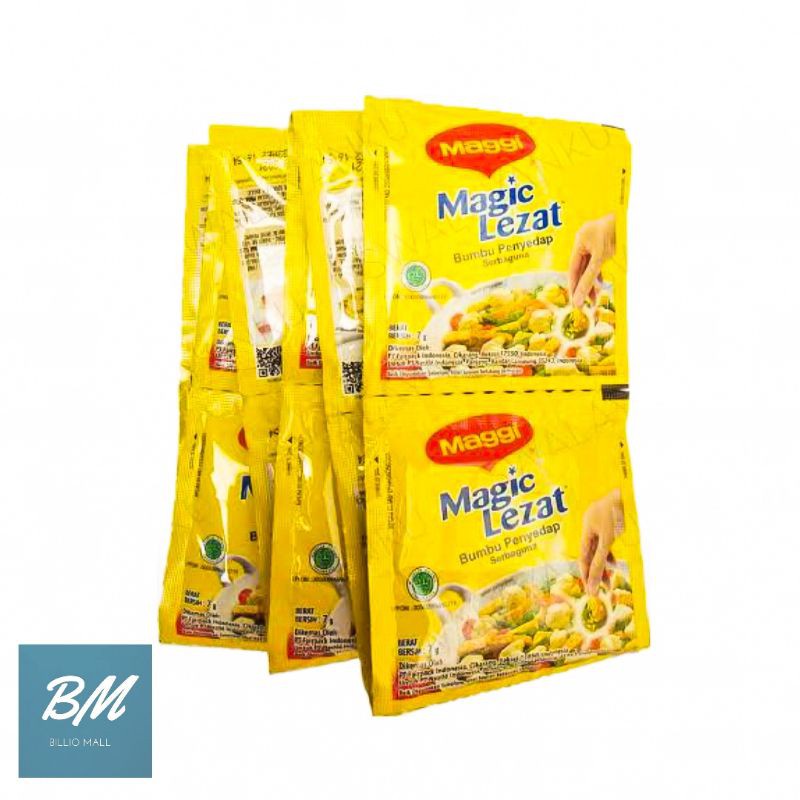 

HJE Maggi Magic Lezat Renceng 12 x 7 gr / Bumbu Penyedap Rasa Serbaguna Maggi Magic Lezat Sachet 12