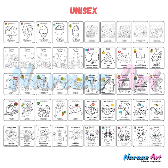 

Gratis Ongkir Gambar Mewarnai Paket 50 Gambar Berbeda Gambar Sketsa Bukan Buku Tk Paud Sd Kertas Hvs