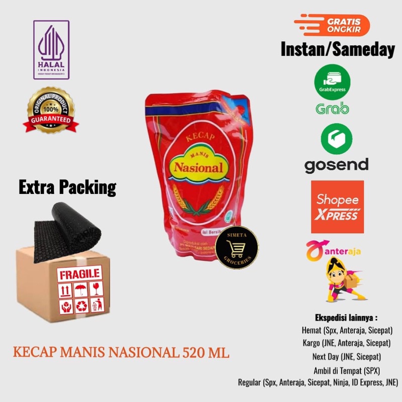 

HJE Kecap Manis Nasional 520ml