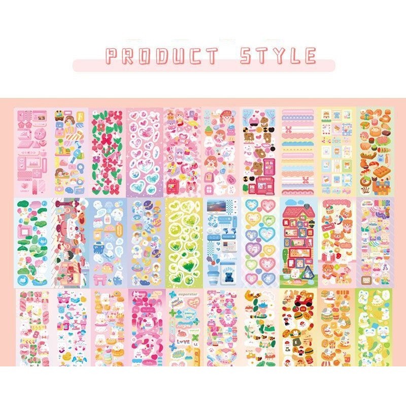 

Terlaris Stiker Guka Stiker Diy Stiker Lucu Laser Isi 20 Lembar Per Pack