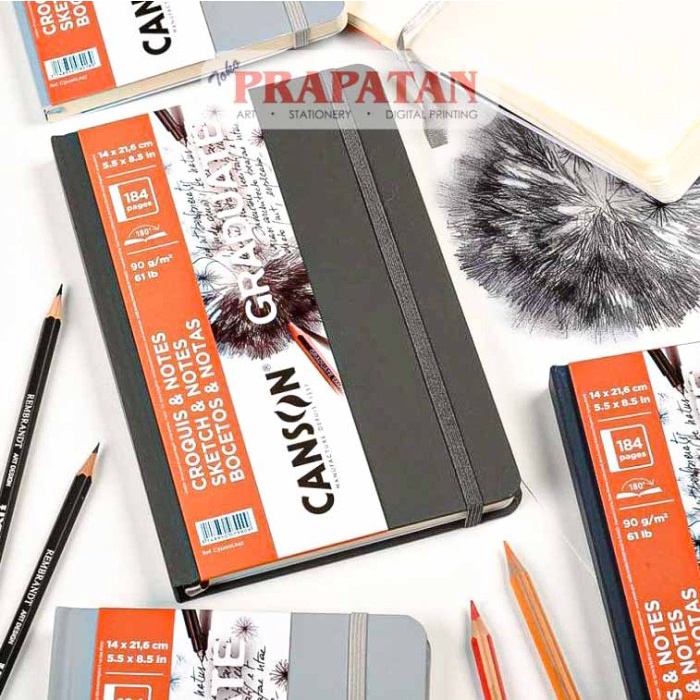 

GRADUATE Canson Sketch & Notes Book Sketchbook Buku Gambar