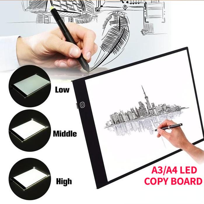 

COD A3/A4 LED Drawing Tracing Board Stensil Board Papan Jiplak Gambar LED Anak & Dewasa Copy Board