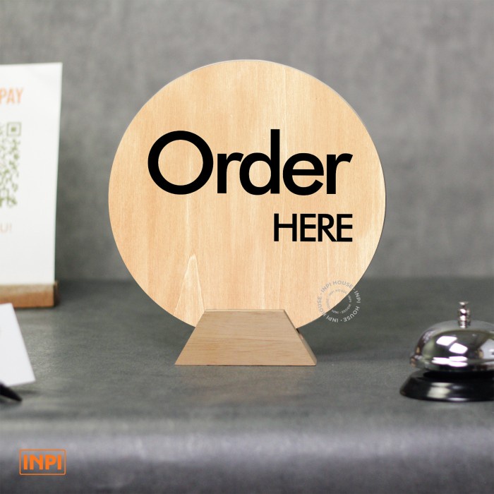 JAYAmart- SIGN ORDER HERE - CASHIER CAFE - DEKORASI KASIR