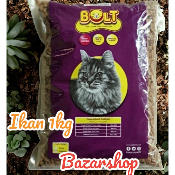 

MAKANAN KUCING BOLT TUNA KIBBLE IKAN