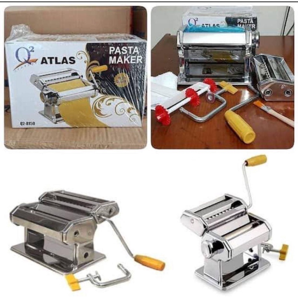

HARGA PROMO!! Gilingan Mie Q2 8150 Atlas Original Pasta Maker Q2 Gilingan Mie Kulit Molen Pangsit