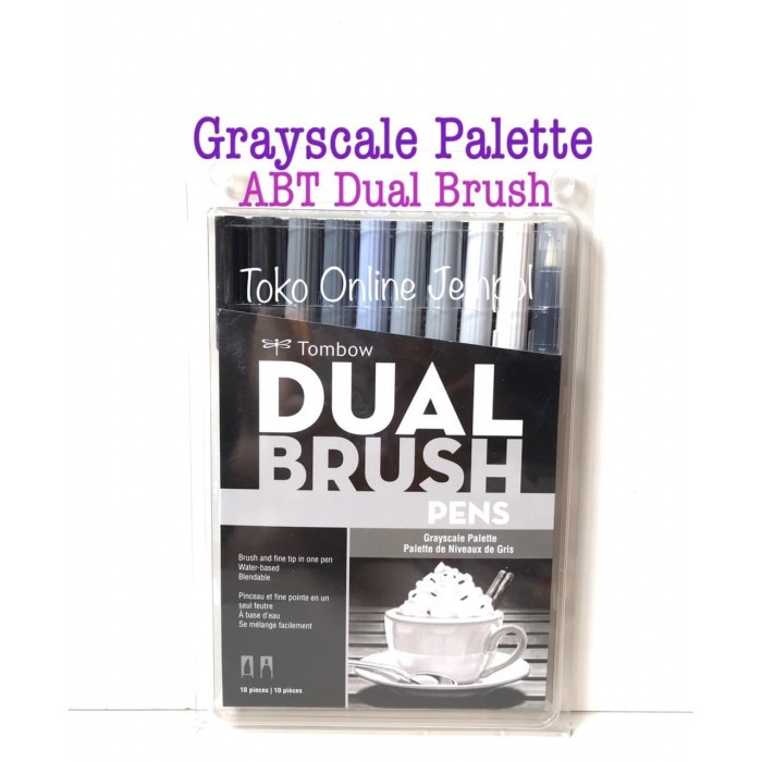 

Grayscale Palette ABT Dual Brush Tombow 56171 Spidol Marker ATK0875TW