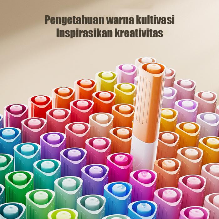 

Set spidol warna Marker Akrilik 24/48/60/80 Warna yang Beragam dan Menarik untuk Seni spidol wipe