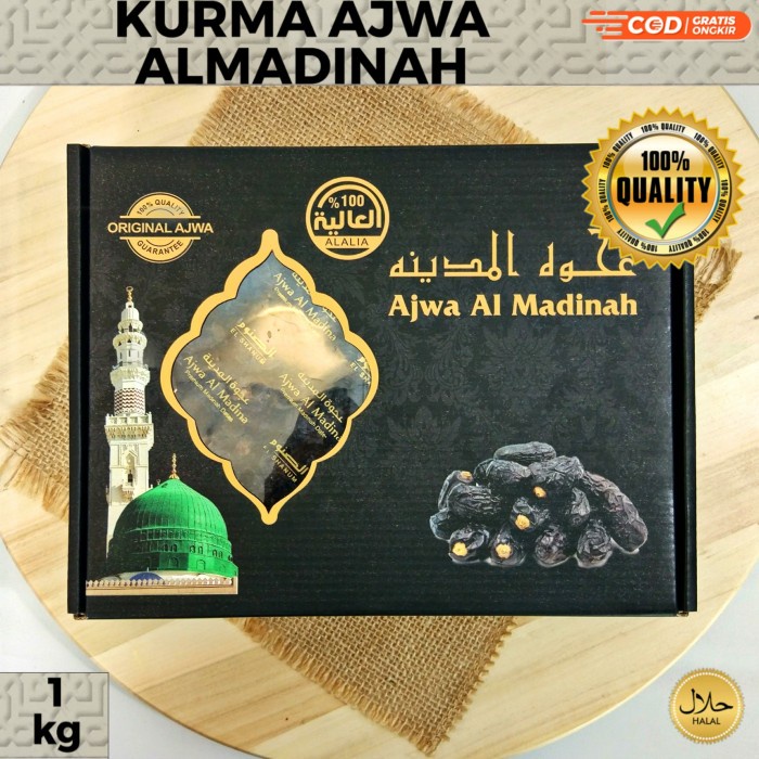 

Kurma Ajwa Madinah Grade A Paling Murah 1 Kg
