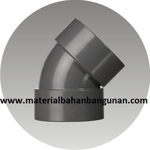 ELBOW D 45 L 2 1/2 inch 45 derajat keni knie knee sambungan pipa
