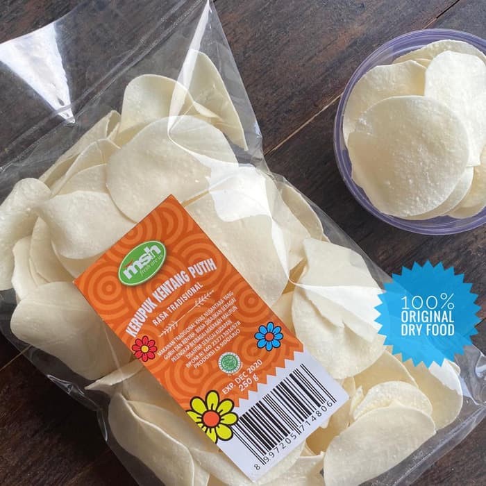 

Kerupuk Kentang Putih 250 gr