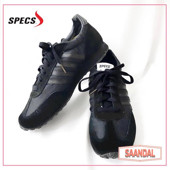 Sepatu Hitam Olahraga Anak Specs 104 Original Sepatu Sekolah Fashion