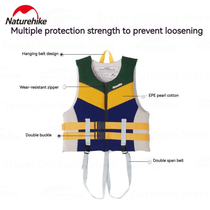 ROMPI PELAMPUNG / LIFE VEST JACKET NATUREHIKE CNK2300SS013