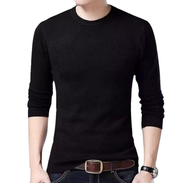 KAOS PRIA O-NECK SWEATER RAJUT PRIA POLOS SWEATER RAJUT PRIA OBLONG