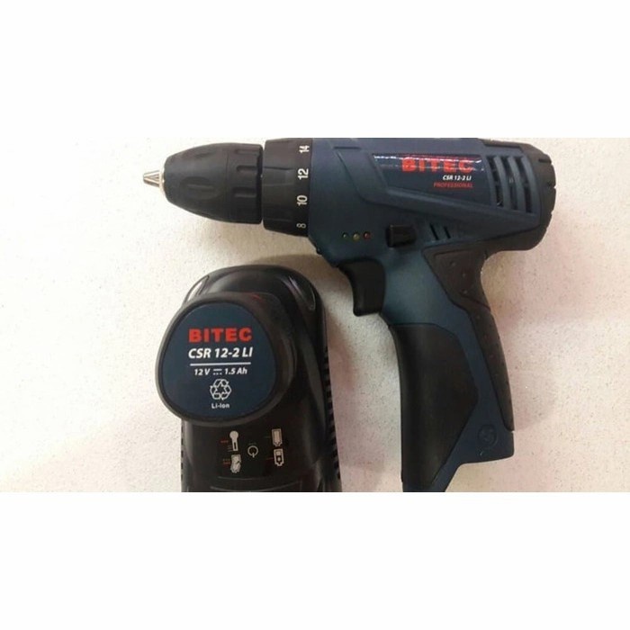 Bor Baterai BITEC Cordless drill CSR12-2Li CSR 12-2 LI