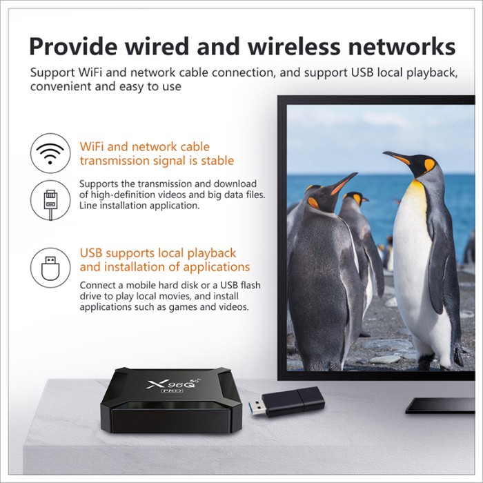 Android TV BOX X96Q PRO / STB TV BOX Android X96Q PRO