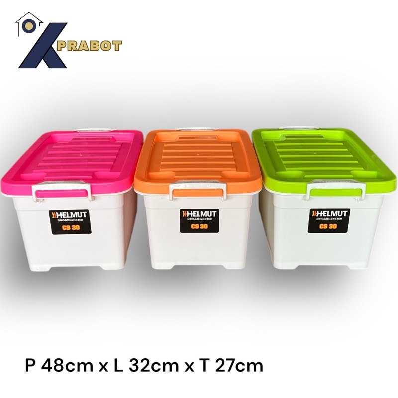BEST SELLER CONTAINER 42L PUTIH - KPRABOT / BOX RODA / KOTAK PENYIMPANAN BESAR / CONTAINER BOX /