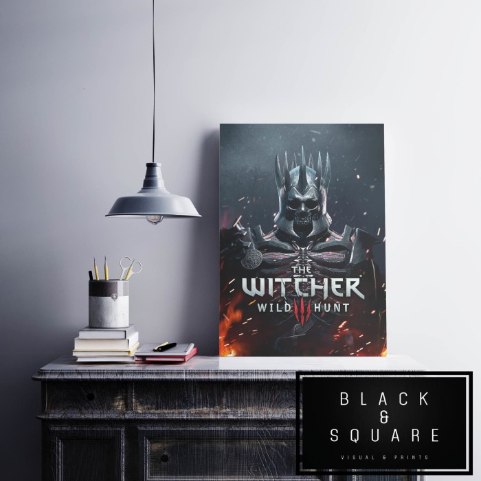 Gercep Poster Premium The Witcher 3 Game Ukuran A2 Bisa Custom Size Dan Image