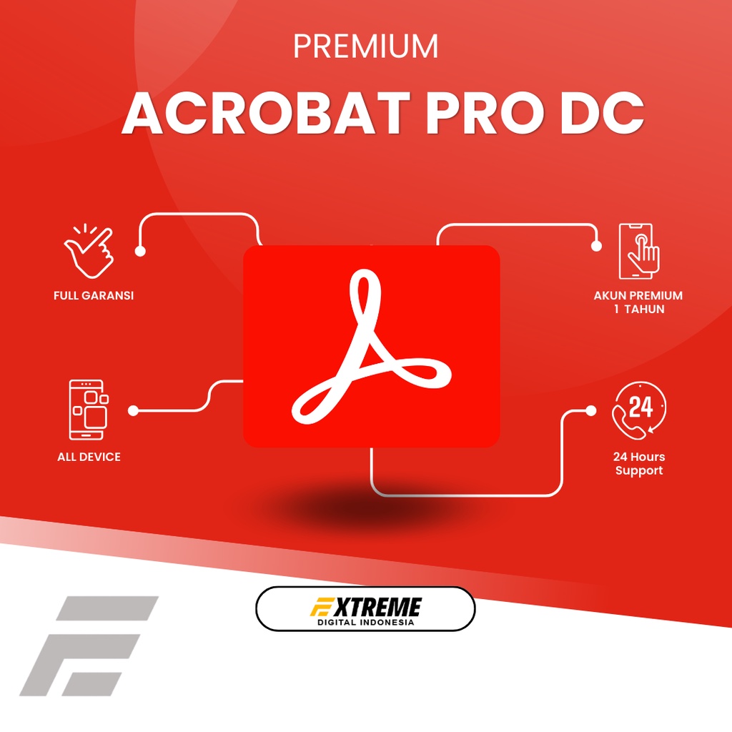 Acrobat Pro DC PDF Editor | Premium Lifetime | Win - Mac - Android