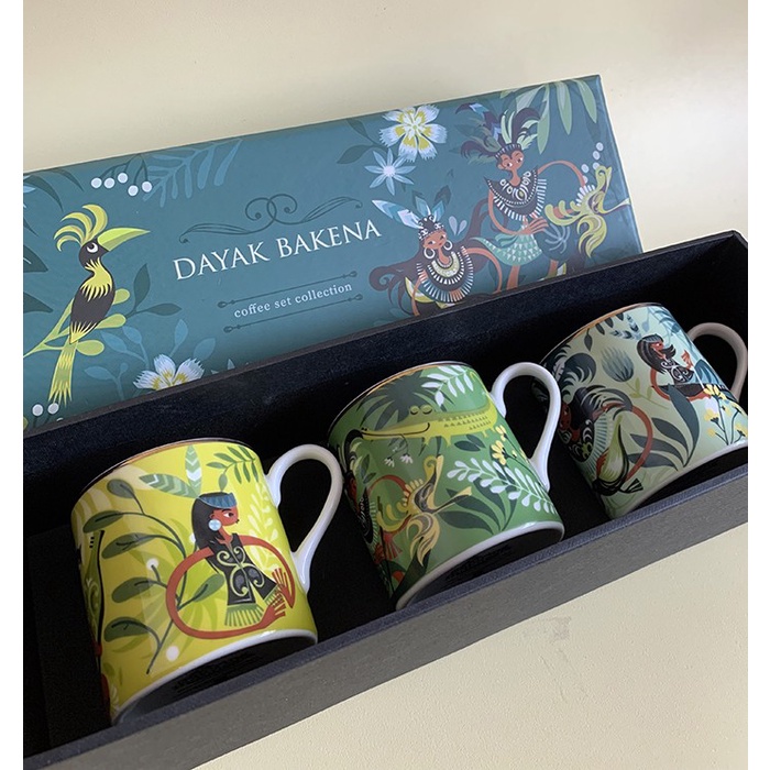 Hampers Coffee Cup Dayak Bakena Cangkir Kopi Dayak Bakena
