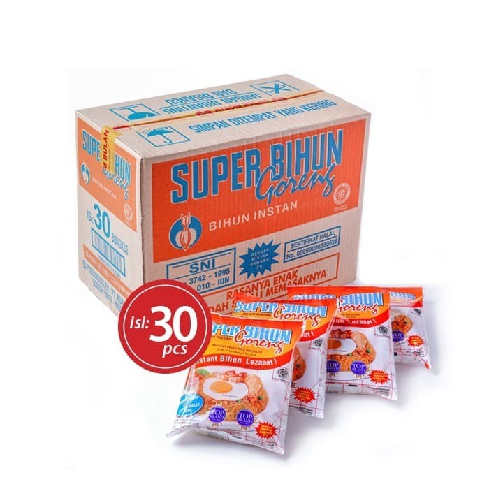 

MELAYANI FAKTUR PAJAK! Super Bihun GORENG Cap Atoom Bulan / Atom Bulan 1 DUS (30 Pcs)