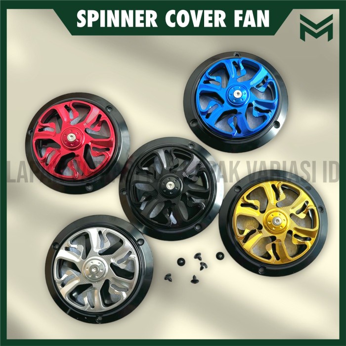 Cover Spinner Kipas Fan NEW Moscow CNC motor Vespa SPRINT BEAT SCOOPY Kode 577