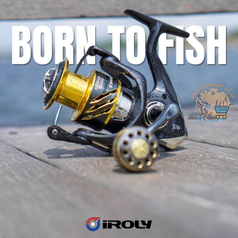 Reel IROLY SEPHIA+ SW & SEPHIA CARBON 500 800 1000 2000 3000 4000 6000