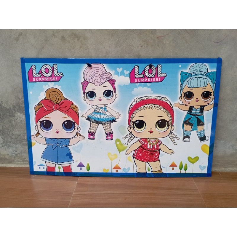 

iK! papan tulis anak mini ukuran 25x30 white board karakter