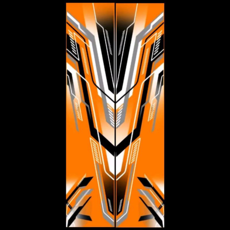 

IK! Stiker livery custom biru,putih dan abu