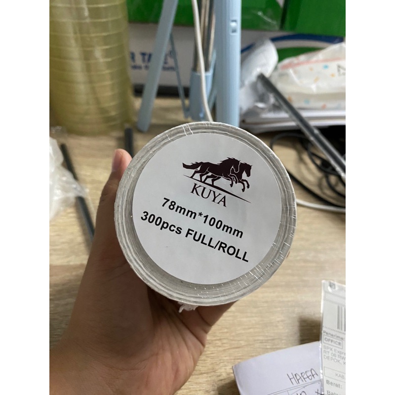 

IK! Kertas thermal 78mm x 100 mm isi 300 lembar