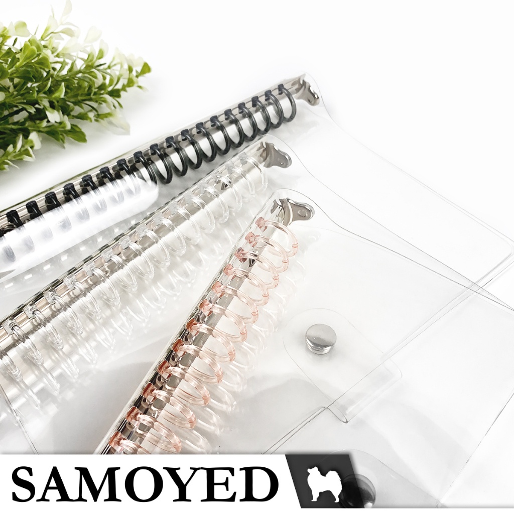 

iK! Sampul Binder / Loose Leaf / Transparan / Transparent Binder Note Cover A5 Samoyed CBNL-R9P-A5
