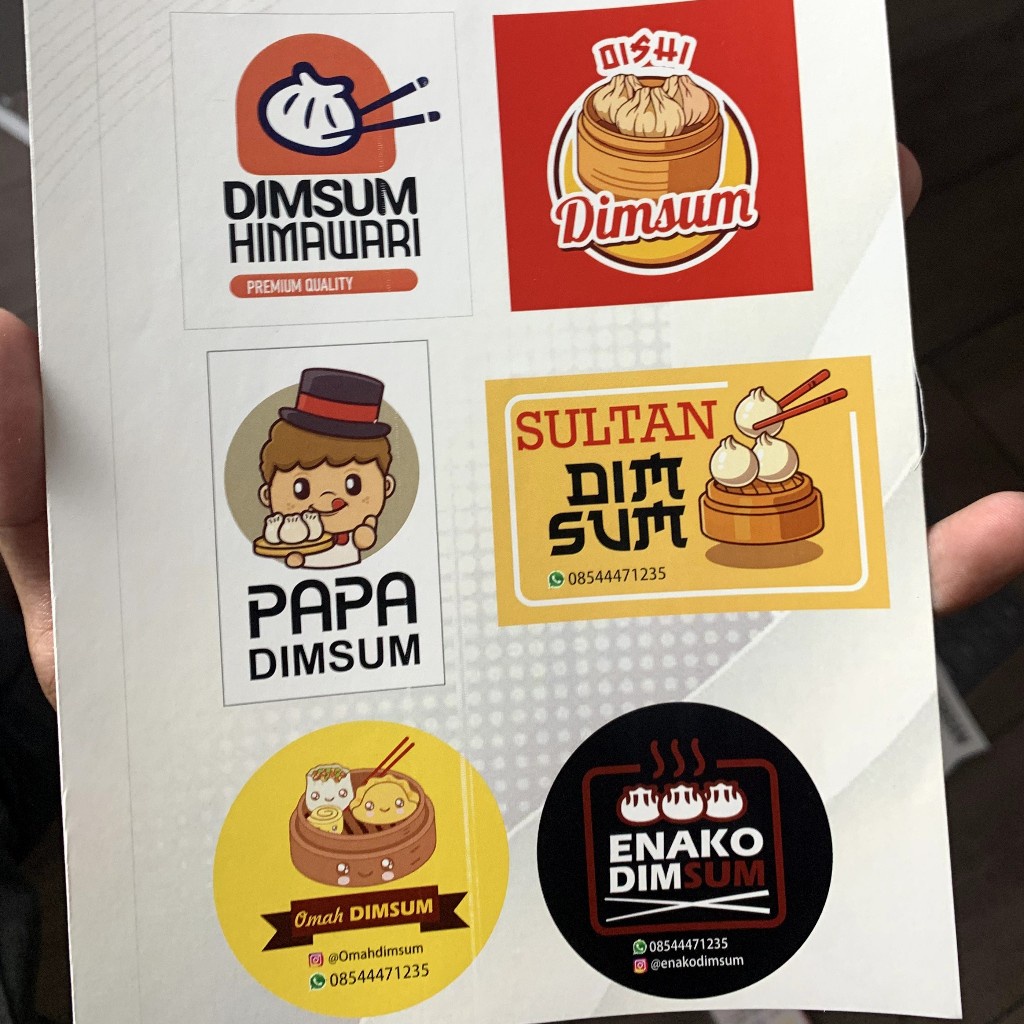 

IK! Stiker Murah Bandung - Cetak Print Sticker Vinyl Transparan & Non Transparan Anti Air Anti Panas