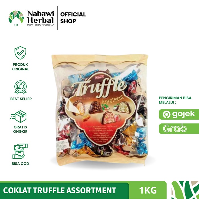 

Terlaris Elvan - Coklat Truffle Assortment Chocolate Turki 1Kg Ready