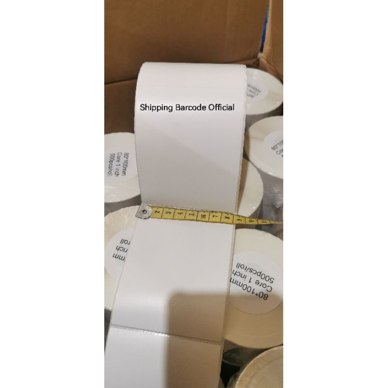 

IK! Label Thermal 78x100 isi 500pcs, Kertas Thermal 80x100, Kertas Resi 76x100, Label Thermal