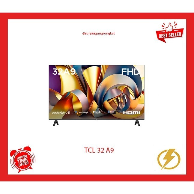 DIGITAL LED TV SMART ANDROID 32 INCH TCL 32 A9