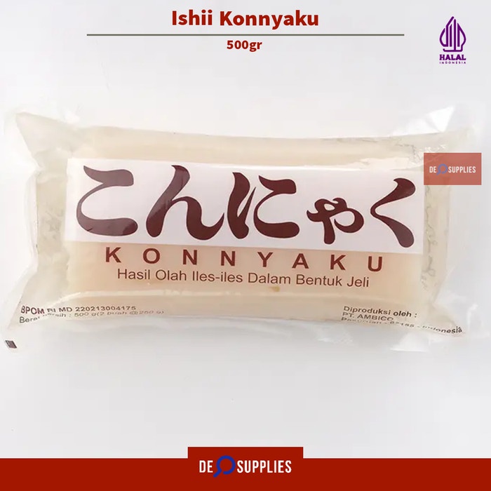 

Ready Ishii Konnyaku 500Gr - Konyaku Touki Konnjaku Iles-Iles Jelly Halal Ambico